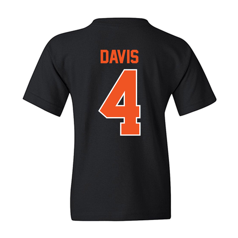 Oklahoma State - NCAA Men's Basketball : Davonte Davis - Classic Shersey Youth T-Shirt-1