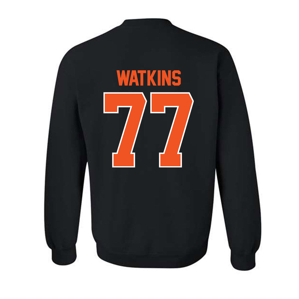 Oklahoma State - NCAA Baseball : Hunter Watkins - Classic Shersey Crewneck Sweatshirt-1