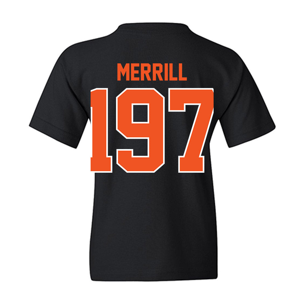 Oklahoma State - NCAA Wrestling : Cody Merrill - Classic Shersey Youth T-Shirt-1