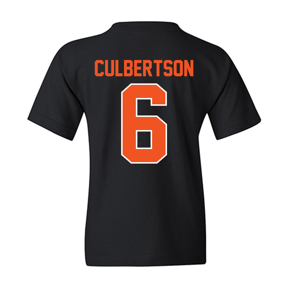 Oklahoma State - NCAA Baseball : Drew Culbertson - Classic Shersey Youth T-Shirt-1