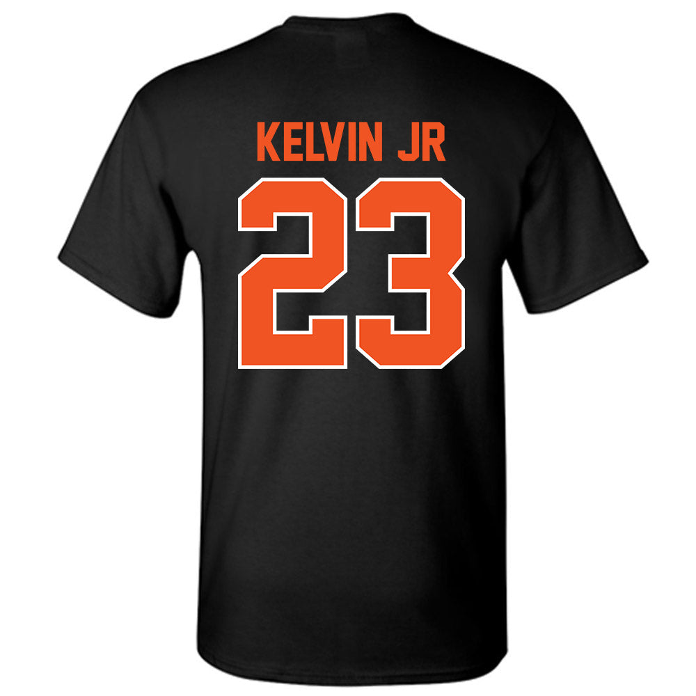 Oklahoma State - NCAA Men's Basketball : Mikey Kelvin Jr - Classic Shersey T-Shirt-1