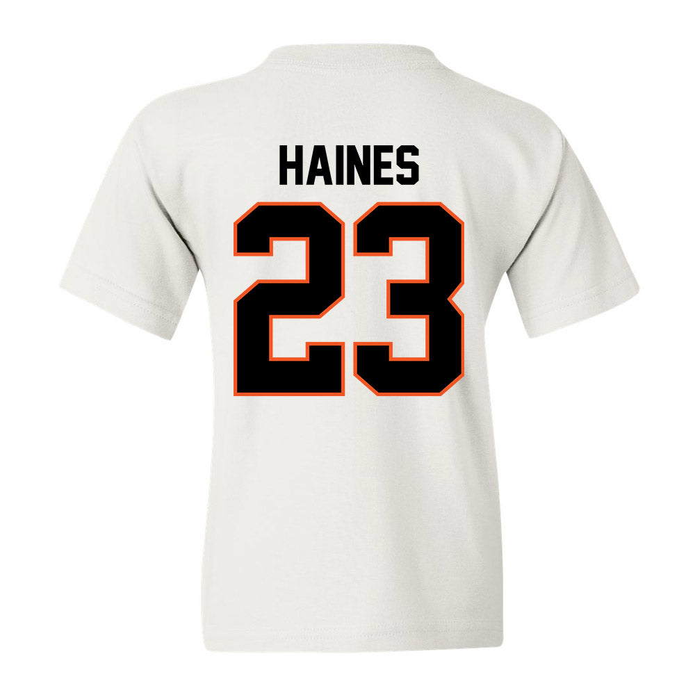 Oklahoma State - NCAA Women's Soccer : Megan Haines - Classic Shersey Youth T-Shirt