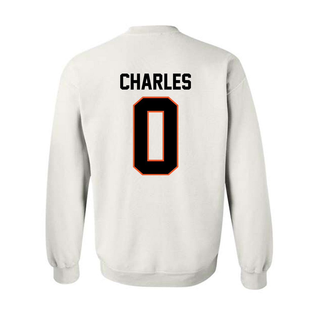 Oklahoma State - NCAA Football : Malik Charles - Classic Shersey Crewneck Sweatshirt-1