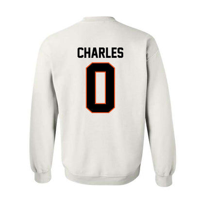 Oklahoma State - NCAA Football : Malik Charles - Classic Shersey Crewneck Sweatshirt-1