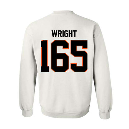 Oklahoma State - NCAA Wrestling : Jaxen Wright - Classic Shersey Crewneck Sweatshirt