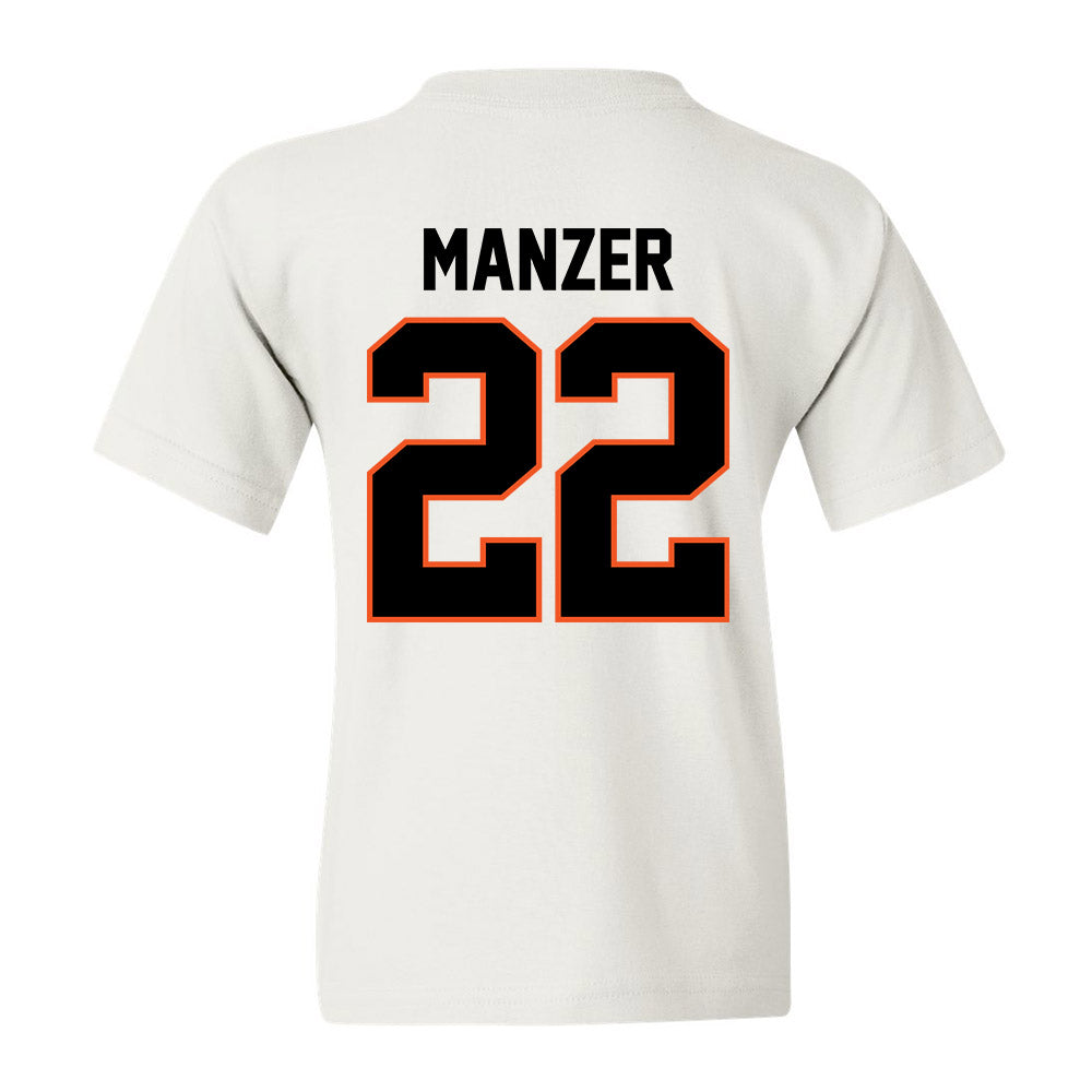 Oklahoma State - NCAA Men's Basketball : Brooks Manzer - Classic Shersey Youth T-Shirt