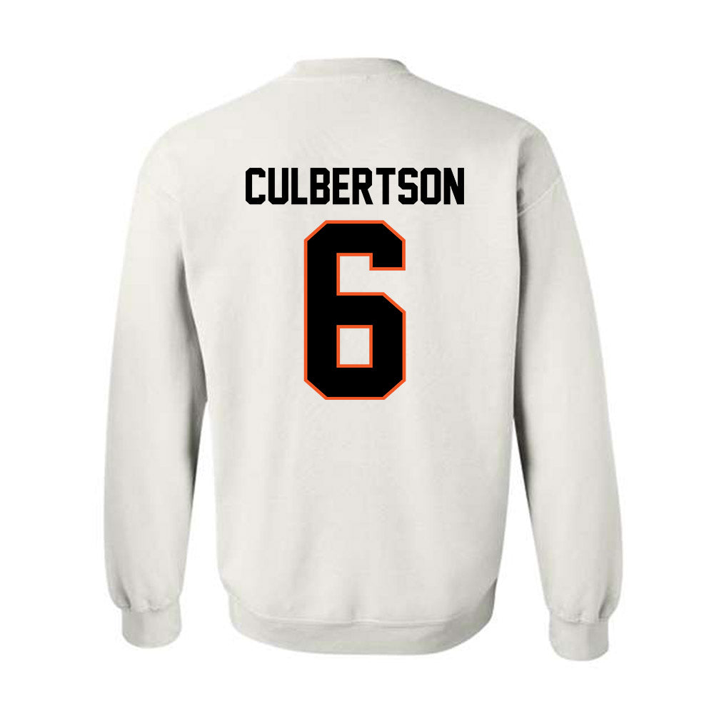 Oklahoma State - NCAA Baseball : Drew Culbertson - Classic Shersey Crewneck Sweatshirt-1