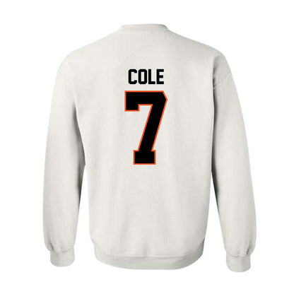 Oklahoma State - NCAA Men's Basketball : Kirk Cole - Classic Shersey Crewneck Sweatshirt-1