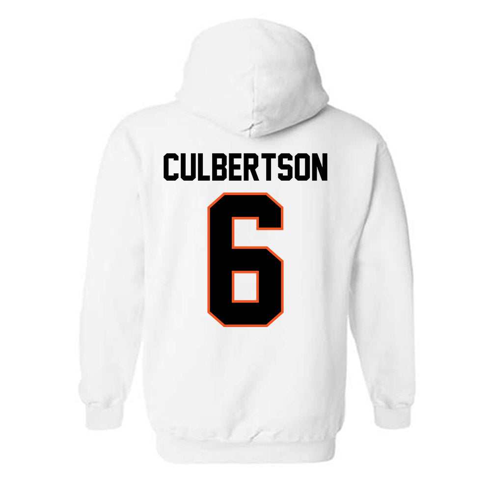 Oklahoma State - NCAA Baseball : Drew Culbertson - Classic Shersey Hooded Sweatshirt-1