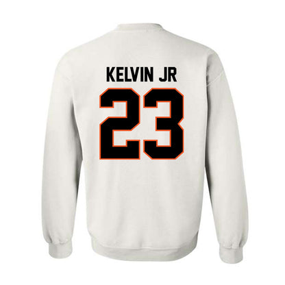 Oklahoma State - NCAA Men's Basketball : Mikey Kelvin Jr - Classic Shersey Crewneck Sweatshirt-1