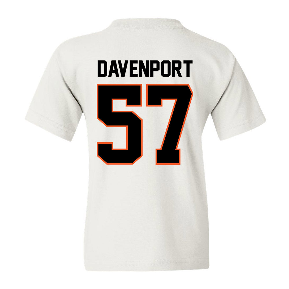 Oklahoma State - NCAA Football : Aidan Davenport - Youth T-Shirt