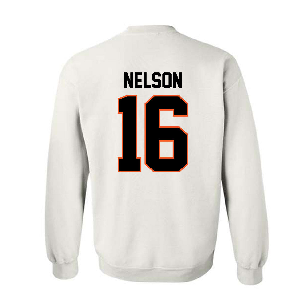 Oklahoma State - NCAA Football : Willie Nelson - Classic Shersey Crewneck Sweatshirt