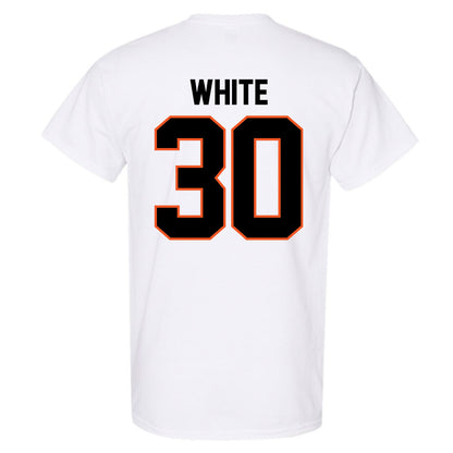 Oklahoma State - NCAA Football : Trip White - Classic Shersey T-Shirt-1