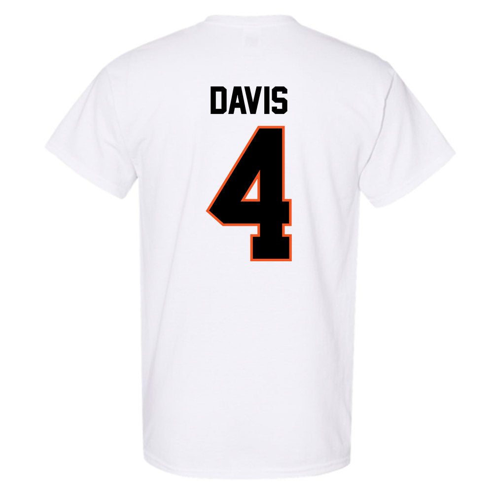 Oklahoma State - NCAA Men's Basketball : Davonte Davis - Classic Shersey T-Shirt-3