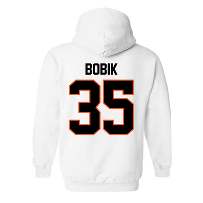 Oklahoma State - NCAA Men's Basketball : Jaxton Bobik - Classic Shersey Hooded Sweatshirt-1