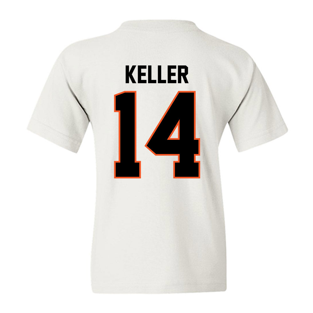 Oklahoma State - NCAA Men's Basketball : Jamyron Keller - Classic Shersey Youth T-Shirt-3