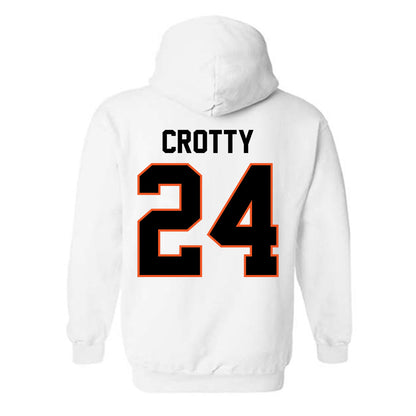 Oklahoma State - NCAA Men's Basketball : Ryan Crotty - Classic Shersey Hooded Sweatshirt-1