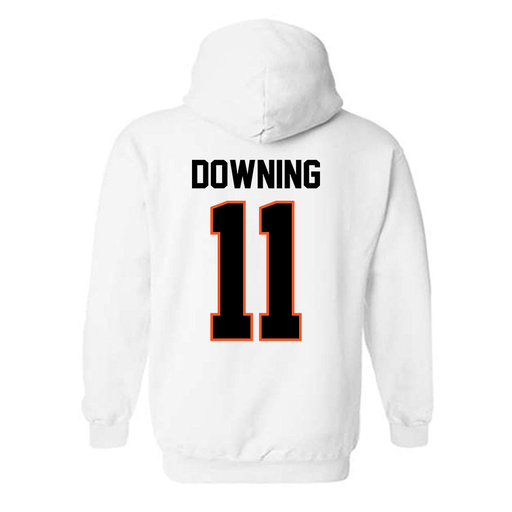Oklahoma State - NCAA Softball : Preslee Downing - Classic Shersey Hooded Sweatshirt-1