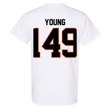 Oklahoma State - NCAA Wrestling : Carter Young - Classic Shersey T-Shirt