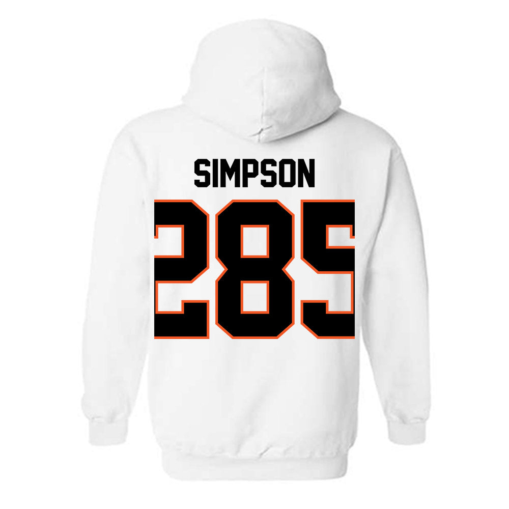 Oklahoma State - NCAA Wrestling : Hayden Simpson - Classic Shersey Hooded Sweatshirt-1