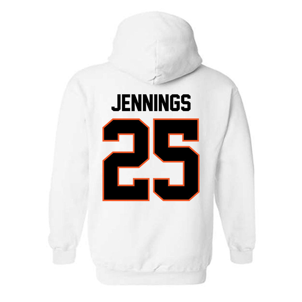 Oklahoma State - NCAA Men's Basketball : Robert Jennings - Classic Shersey Hooded Sweatshirt