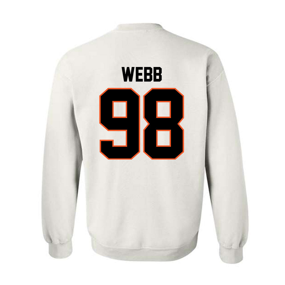 Oklahoma State - NCAA Football : Luke Webb - Classic Shersey Crewneck Sweatshirt-1