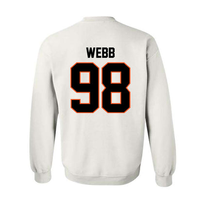 Oklahoma State - NCAA Football : Luke Webb - Classic Shersey Crewneck Sweatshirt-1
