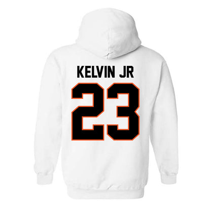 Oklahoma State - NCAA Men's Basketball : Mikey Kelvin Jr - Classic Shersey Hooded Sweatshirt-1