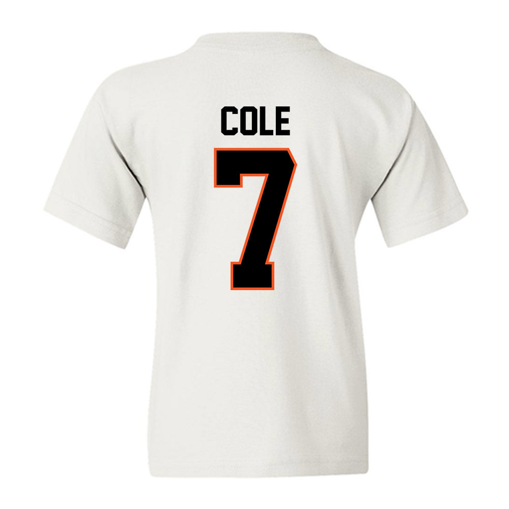 Oklahoma State - NCAA Men's Basketball : Kirk Cole - Classic Shersey Youth T-Shirt-3