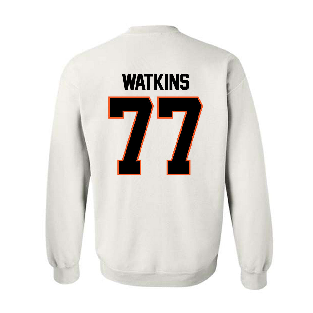 Oklahoma State - NCAA Baseball : Hunter Watkins - Classic Shersey Crewneck Sweatshirt-1