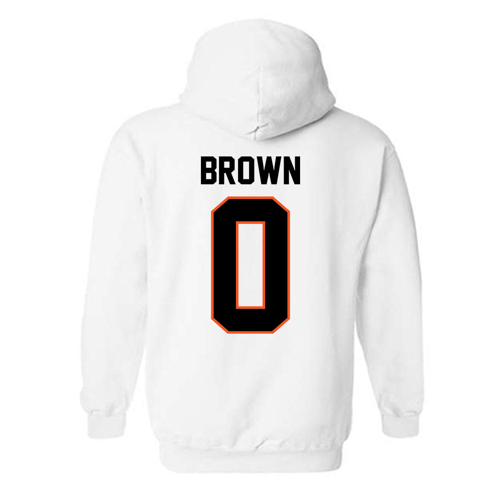 Oklahoma State - NCAA Men's Basketball : Naz Brown - Classic Shersey Hooded Sweatshirt