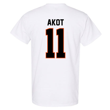 Oklahoma State - NCAA Women's Basketball : Achol Akot - Classic Shersey T-Shirt-1
