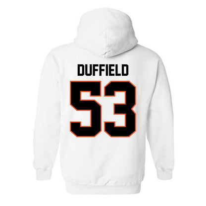 Oklahoma State - NCAA Football : Jaxson Duffield - Classic Shersey Hooded Sweatshirt-1