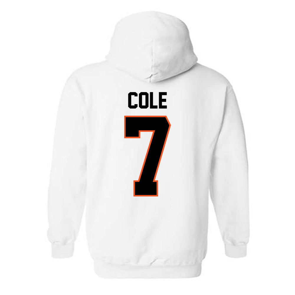 Oklahoma State - NCAA Men's Basketball : Kirk Cole - Classic Shersey Hooded Sweatshirt-1