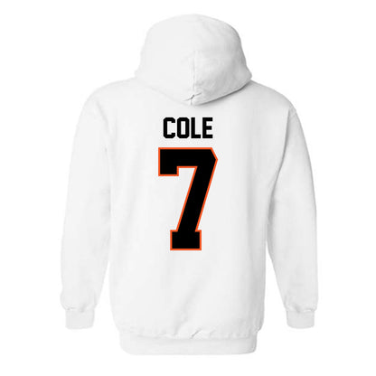 Oklahoma State - NCAA Men's Basketball : Kirk Cole - Classic Shersey Hooded Sweatshirt-1