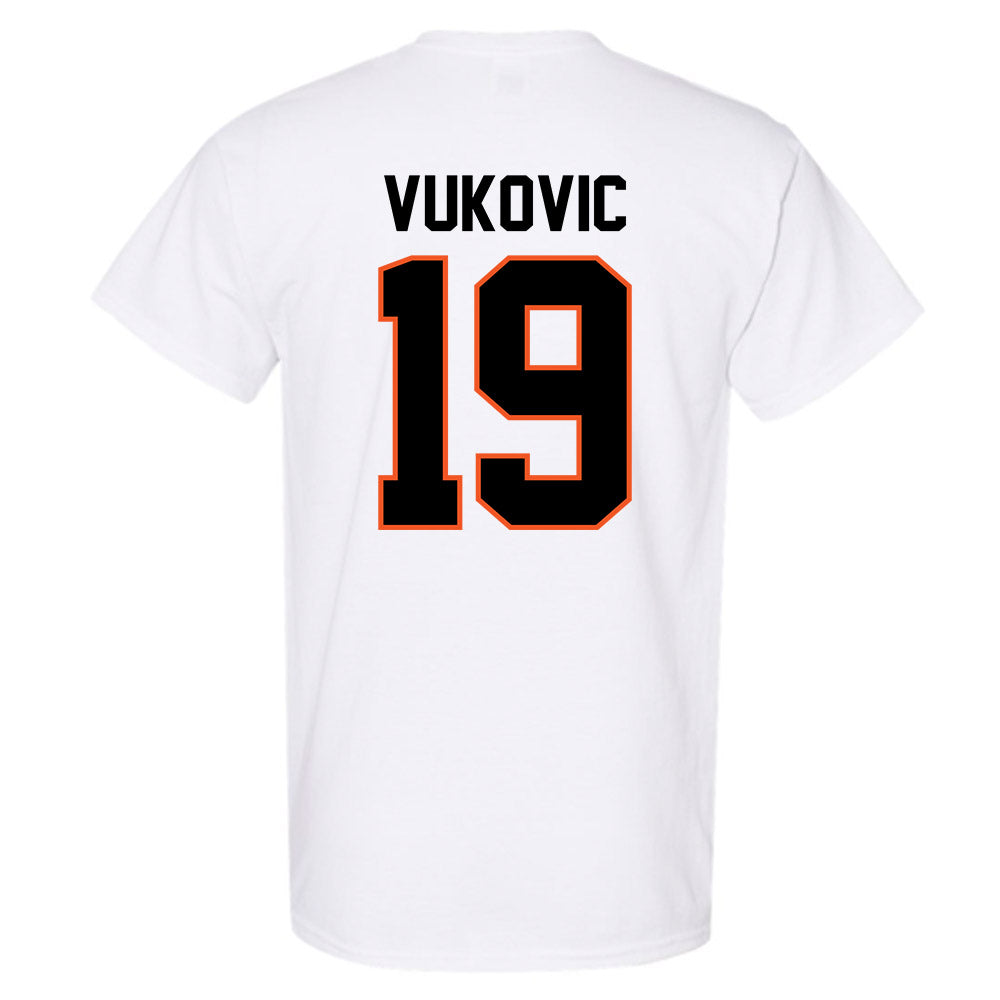 Oklahoma State - NCAA Men's Basketball : Andrija Vukovic - Classic Shersey T-Shirt-2