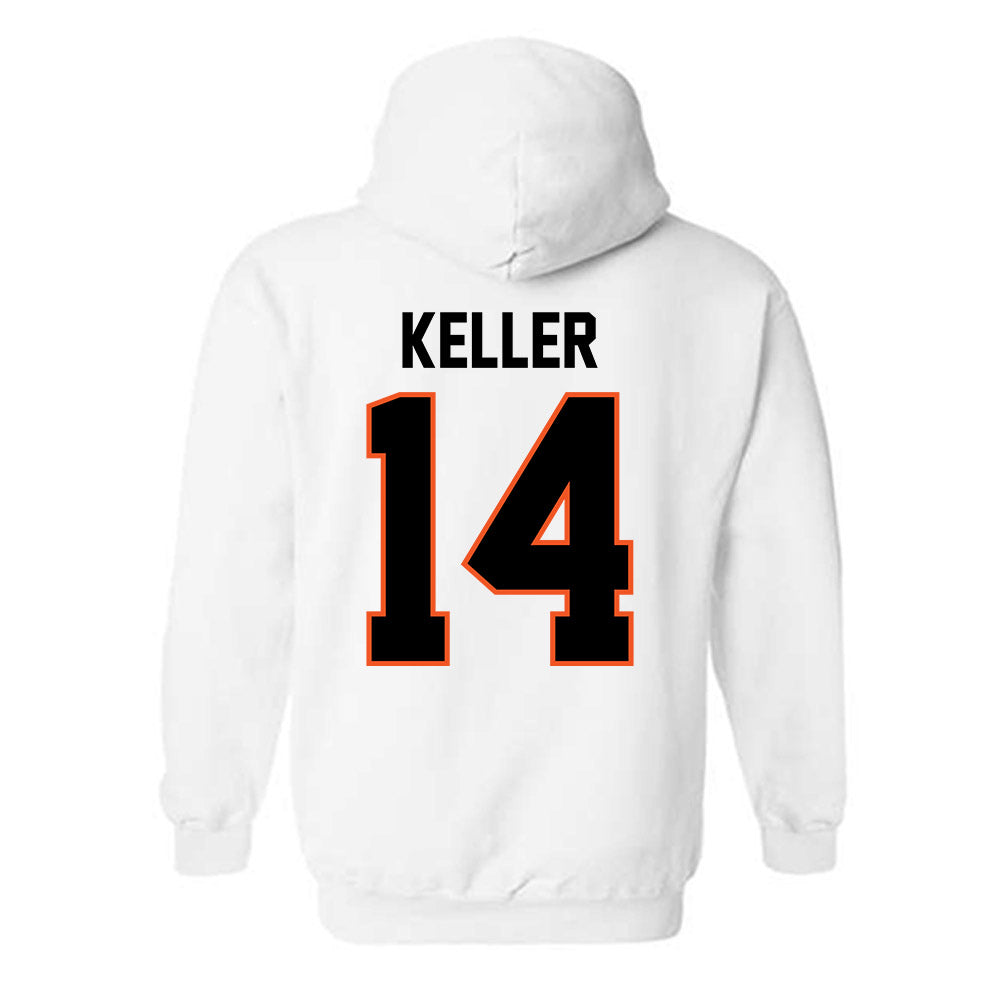 Oklahoma State - NCAA Men's Basketball : Jamyron Keller - Classic Shersey Hooded Sweatshirt-1