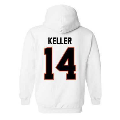 Oklahoma State - NCAA Men's Basketball : Jamyron Keller - Classic Shersey Hooded Sweatshirt-1