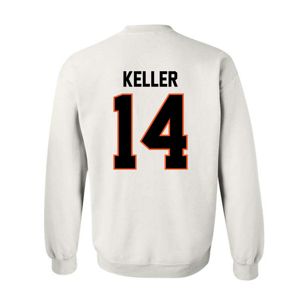 Oklahoma State - NCAA Men's Basketball : Jamyron Keller - Classic Shersey Crewneck Sweatshirt-1