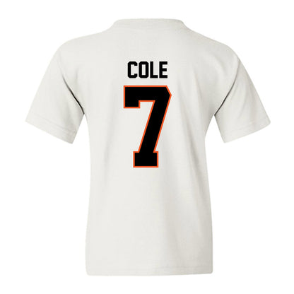 Oklahoma State - NCAA Men's Basketball : Kirk Cole - Classic Shersey Youth T-Shirt-2