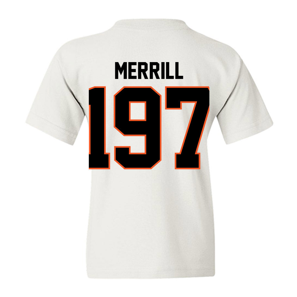 Oklahoma State - NCAA Wrestling : Cody Merrill - Classic Shersey Youth T-Shirt-1