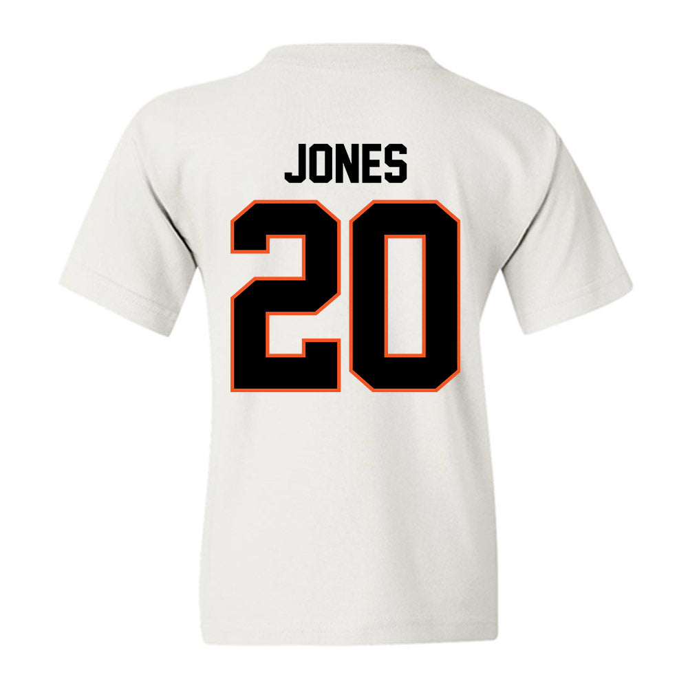 Oklahoma State - NCAA Women's Basketball : Stacie Jones - Classic Shersey Youth T-Shirt-1