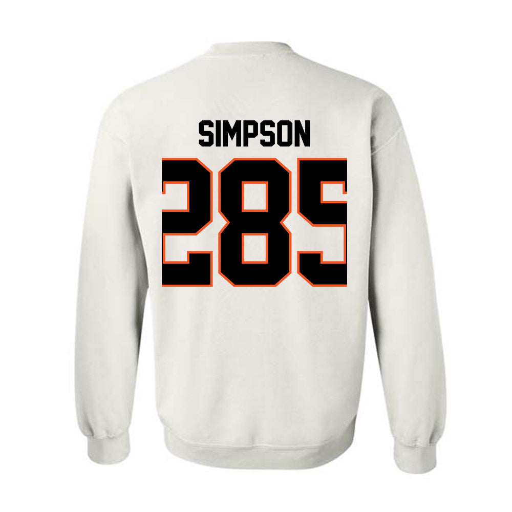 Oklahoma State - NCAA Wrestling : Hayden Simpson - Classic Shersey Crewneck Sweatshirt-1