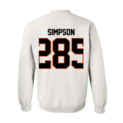 Oklahoma State - NCAA Wrestling : Hayden Simpson - Classic Shersey Crewneck Sweatshirt-1