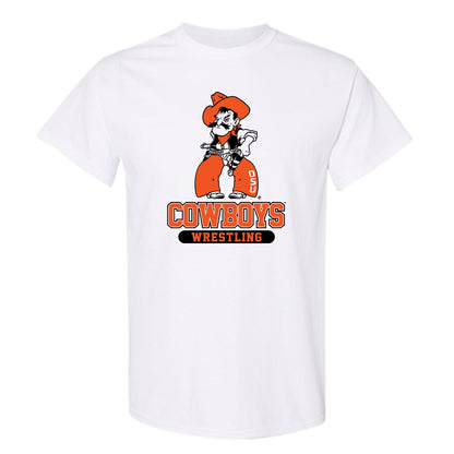 Oklahoma State - NCAA Wrestling : Cody Merrill - Classic Shersey T-Shirt-1