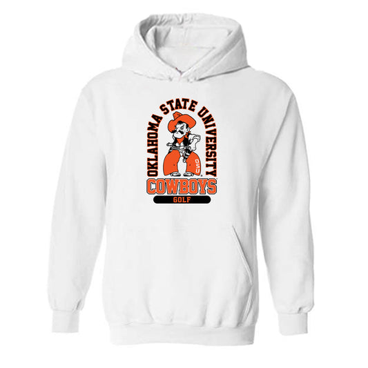Oklahoma State - NCAA Men's Golf : Hazen Newman - Classic Shersey Hooded Sweatshirt-0
