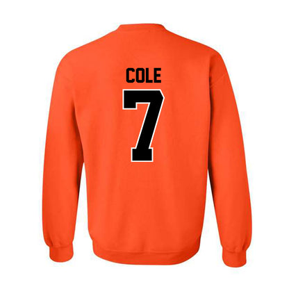 Oklahoma State - NCAA Men's Basketball : Kirk Cole - Classic Shersey Crewneck Sweatshirt-1