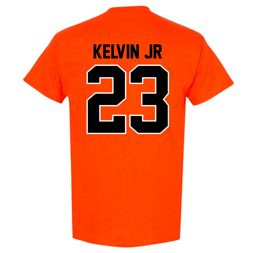 Oklahoma State - NCAA Men's Basketball : Mikey Kelvin Jr - Classic Shersey T-Shirt-1