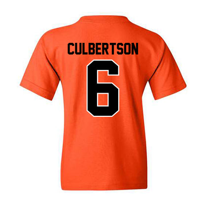 Oklahoma State - NCAA Baseball : Drew Culbertson - Classic Shersey Youth T-Shirt-1