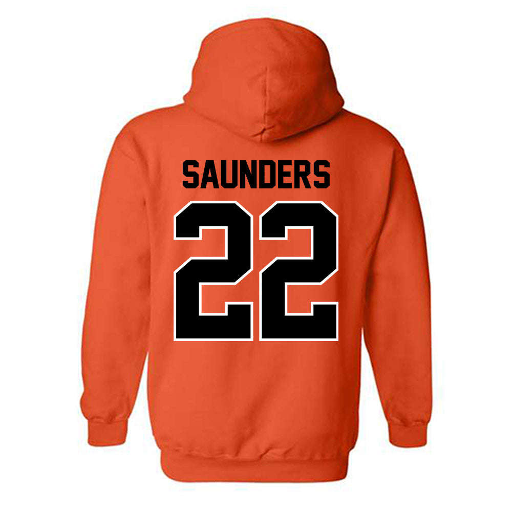 Oklahoma State - NCAA Baseball : Evan Saunders - Classic Shersey Hooded Sweatshirt-1